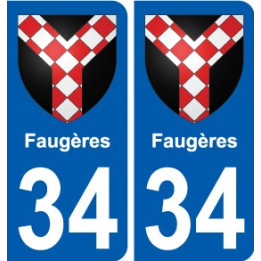 34 Penmarch blason autocollant plaque stickers ville