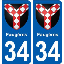 34 Penmarch blason autocollant plaque stickers ville