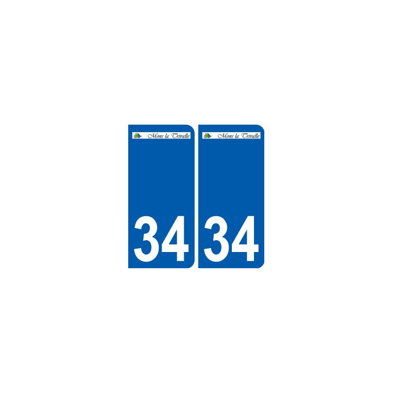 34 Penmarch logo autocollant plaque stickers ville