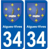 34 Penmarch wappen aufkleber typenschild aufkleber stadt