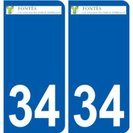 34 Penmarch logo autocollant plaque stickers ville