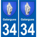 34 Penmarch stemma adesivo piastra adesivi città