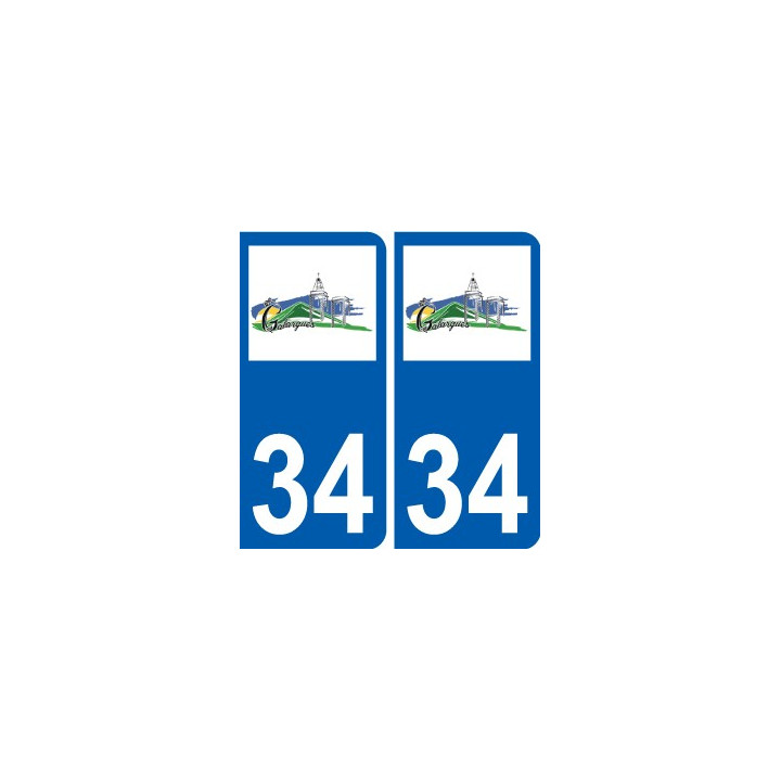 34 Penmarch logo sticker plate stickers city