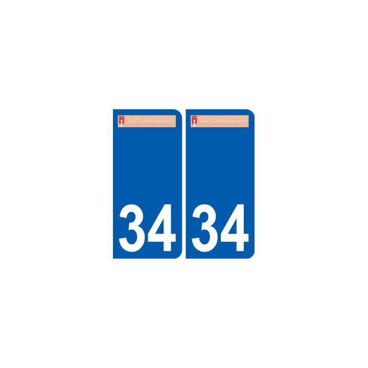 34 Penmarch logotipo de la etiqueta engomada de la placa de pegatinas de la ciudad