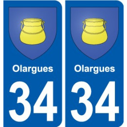 34 Penmarch coat of arms sticker plate stickers city