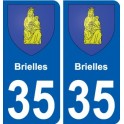 35 Penmarch blason autocollant plaque stickers ville