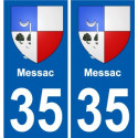 35 Penmarch blason autocollant plaque stickers ville
