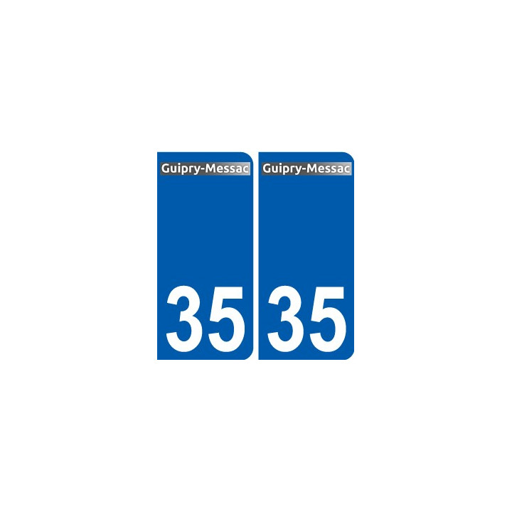 35 Penmarch logotipo de la etiqueta engomada de la placa de pegatinas de la ciudad