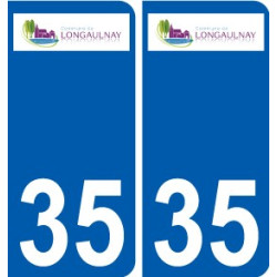 35 Penmarch logo adesivo piastra adesivi città