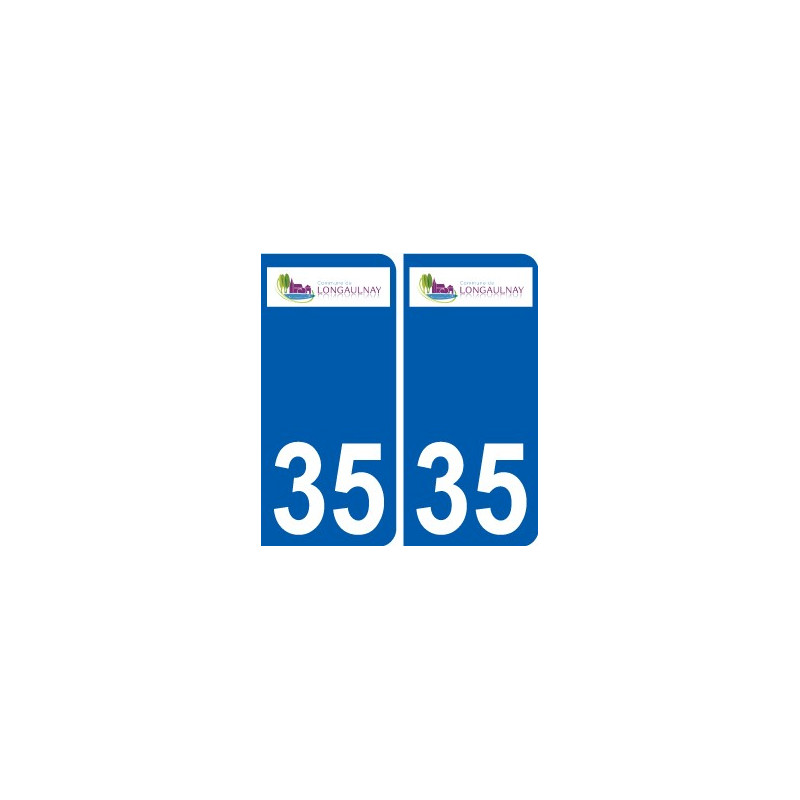 35 Penmarch logo sticker plate stickers city