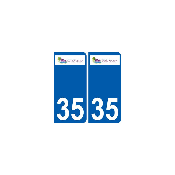 35 Penmarch logo sticker plate stickers city