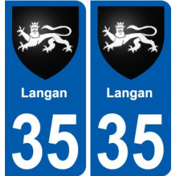35 Penmarch blason autocollant plaque stickers ville