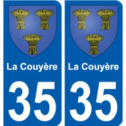 35 Penmarch coat of arms sticker plate stickers city