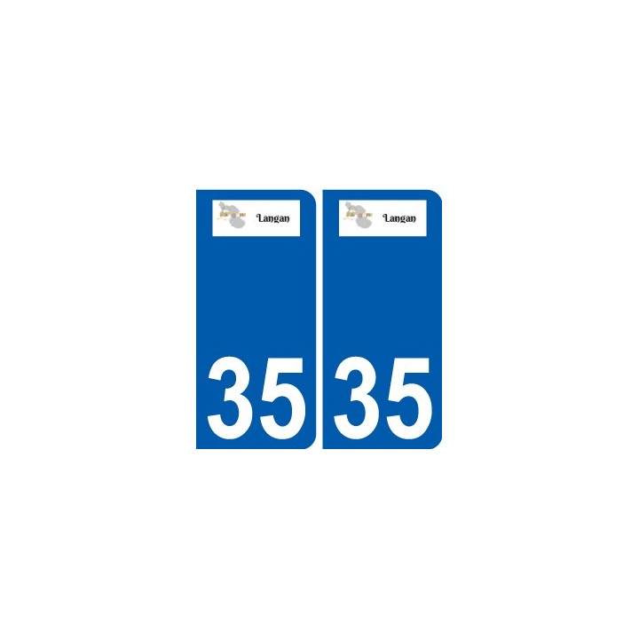 35 Penmarch logo sticker plate stickers city