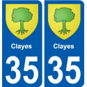 35 Penmarch blason autocollant plaque stickers ville