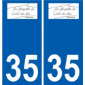 35 Penmarch logo adesivo piastra adesivi città