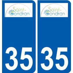 35 Penmarch logo autocollant plaque stickers ville