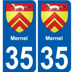 35 Penmarch stemma adesivo piastra adesivi città