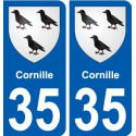 35 Penmarch blason autocollant plaque stickers ville