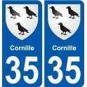 35 Penmarch blason autocollant plaque stickers ville