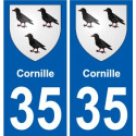35 Penmarch blason autocollant plaque stickers ville