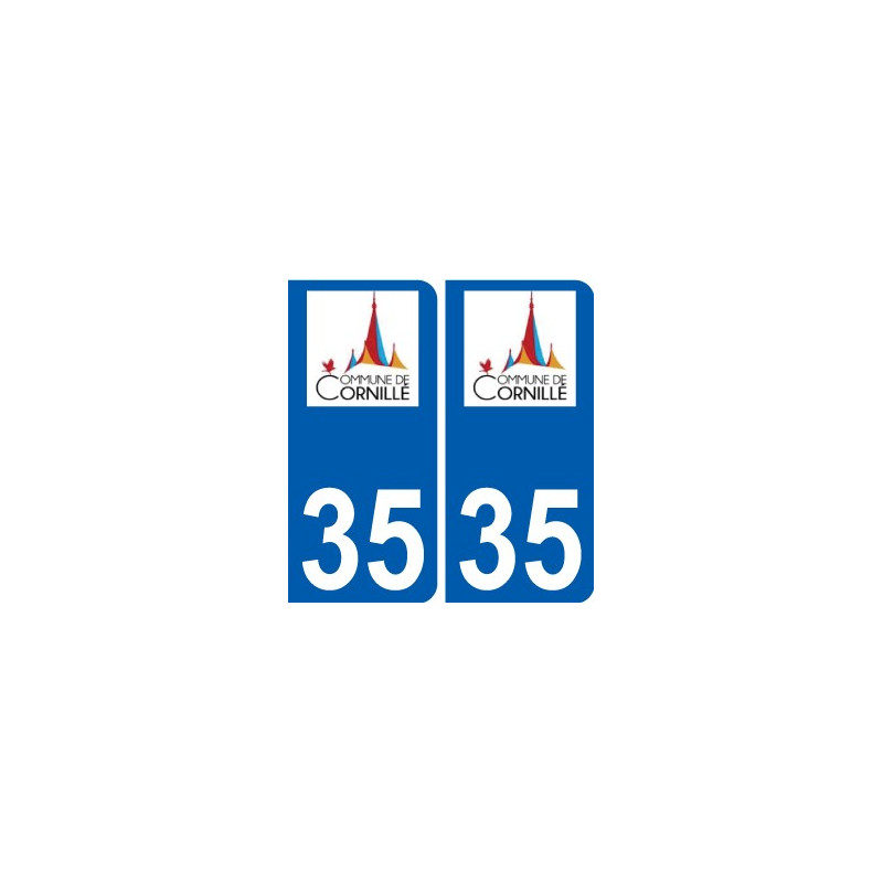 35 Penmarch logo sticker plate stickers city