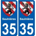 35 Penmarch stemma adesivo piastra adesivi città