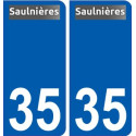 35 Penmarch logo autocollant plaque stickers ville