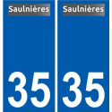 35 Penmarch logo autocollant plaque stickers ville