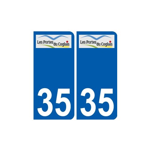 35 Penmarch logo sticker plate stickers city