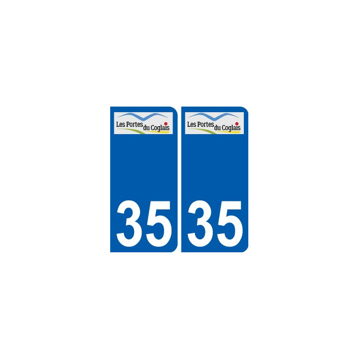 35 Penmarch logo sticker plate stickers city
