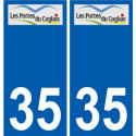 35 Penmarch logo sticker plate stickers city