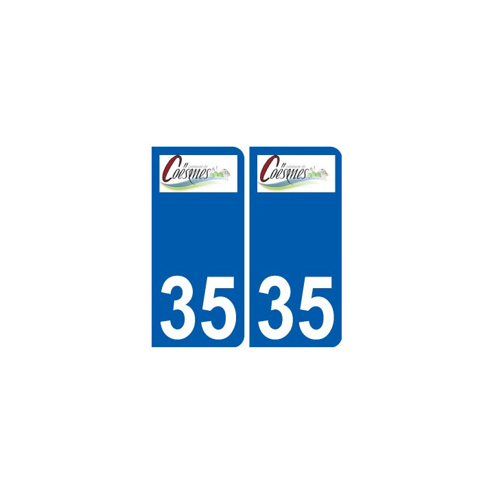 35 Penmarch logo sticker plate stickers city