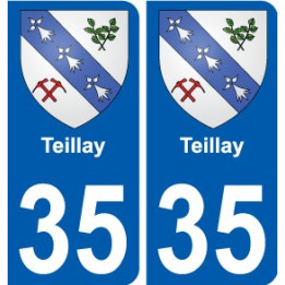 35 Penmarch blason autocollant plaque stickers ville