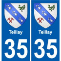 35 Penmarch blason autocollant plaque stickers ville