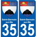 35 Penmarch blason autocollant plaque stickers ville