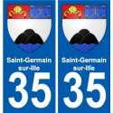 35 Penmarch blason autocollant plaque stickers ville
