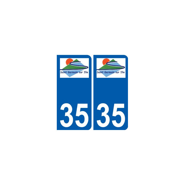35 Penmarch logo sticker plate stickers city