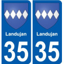 35 Penmarch blason autocollant plaque stickers ville
