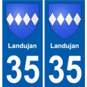 35 Penmarch blason autocollant plaque stickers ville