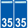35 Penmarch logo sticker plate stickers city