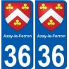 36 Penmarch wappen aufkleber typenschild aufkleber stadt