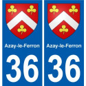 36 Penmarch blason autocollant plaque stickers ville