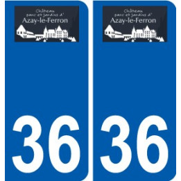 36 Penmarch logotipo de la etiqueta engomada de la placa de pegatinas de la ciudad