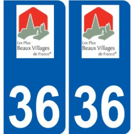 36 Penmarch logotipo de la etiqueta engomada de la placa de pegatinas de la ciudad