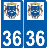 36 Penmarch logo sticker plate stickers city