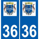 36 Penmarch logo sticker plate stickers city
