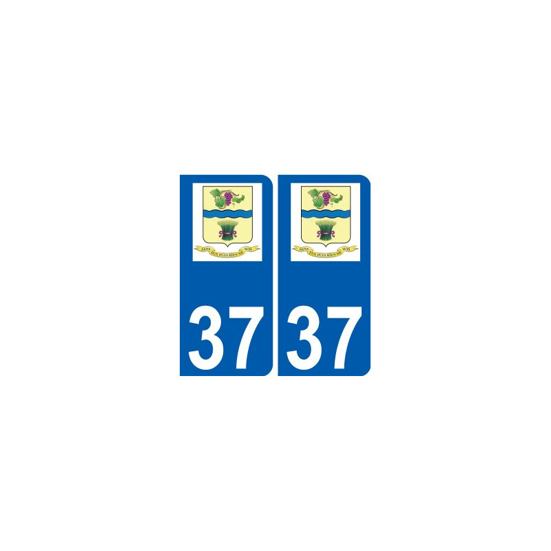 37 Penmarch logotipo de la etiqueta engomada de la placa de pegatinas de la ciudad