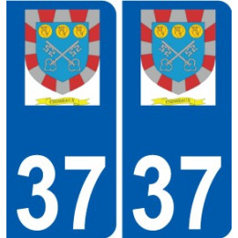 37 Penmarch logo sticker plate stickers city