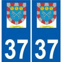 37 Penmarch logo sticker plate stickers city